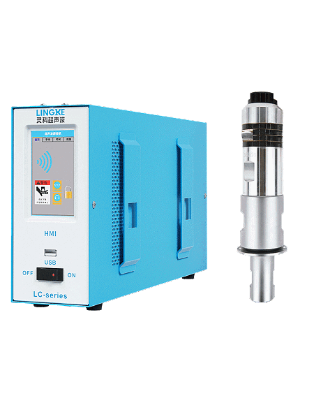 20kHz-2000W 數(shù)字 靈科超聲波發(fā)生器+超聲波換能器 直筒型