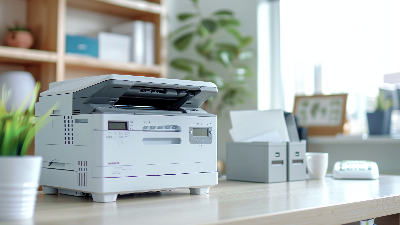千庫網_辦公桌商務打印機中的現代打印機復印機_攝影圖編號21088283
