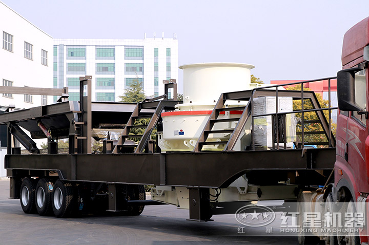 移動石粉制砂機發貨現場，到場即可作業
