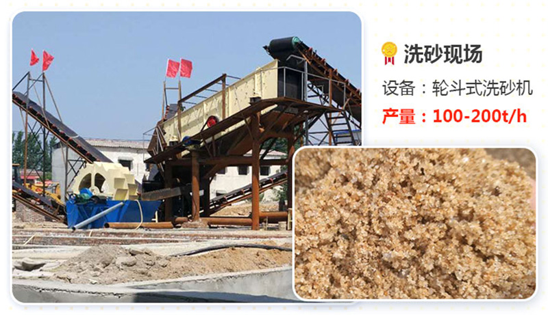 輪式洗砂機產量高、效果好